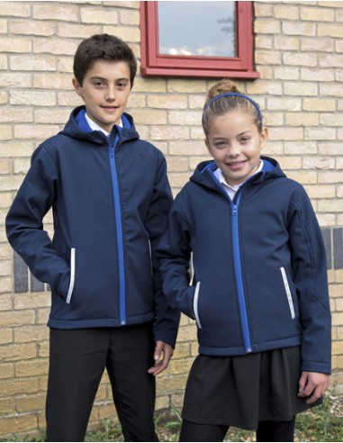 RES-R224Y-Youth TX Performance Hooded Soft Shell Jacket